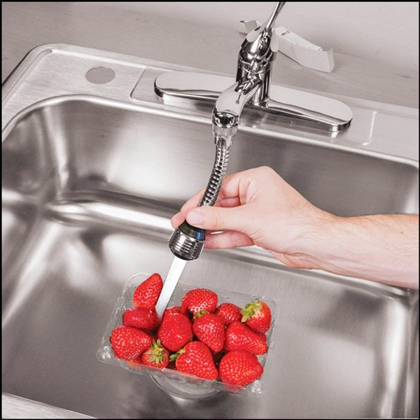 Turbo Flex 360 Degree Rotatory Flexible Sink Water Saving Faucet Nozzle Sprayer
